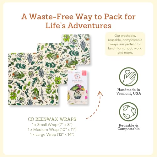 Beeswax Food Wraps (3 Count)
