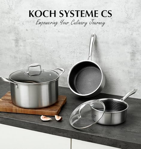 Stainless Steel Saucepan Set 6 Piece (3 Count)