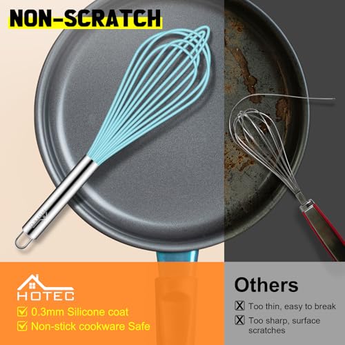 4 Pieces Silicone Whisks Set