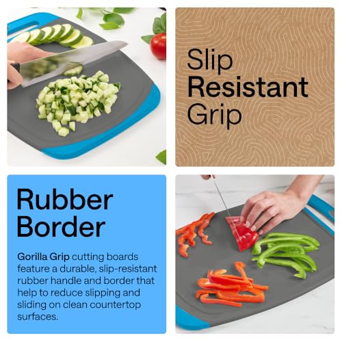 BPA Free Reversible Kitchen Cutting Board (3 Count)
