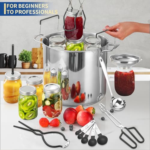 Canning Supplies Starter Kit with Canning Rack