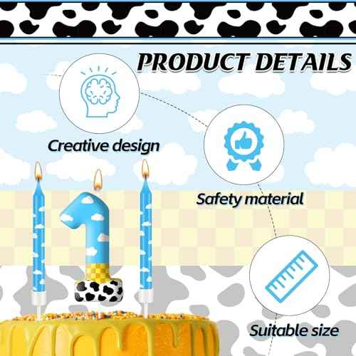 13PCS Toy Inspire Game Story Birthday Candles Set for Kids (13 Count)