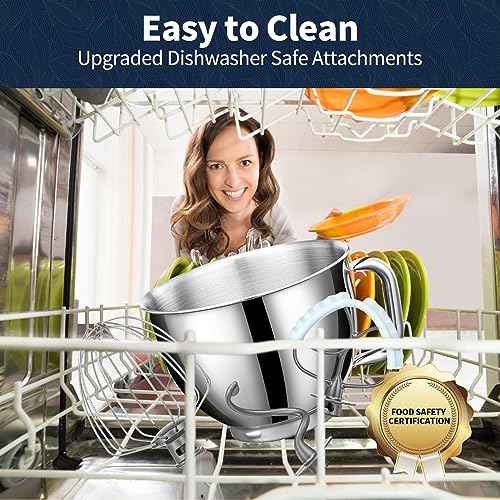 Stand Mixer 6QT Mixers Kitchen Electric Stand Mixer