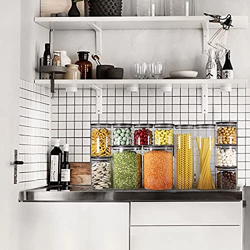 Glass Jars with Black Lids