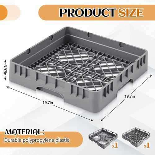 2 Pack Commercial Dishwasher Tray Rack (2 Count)