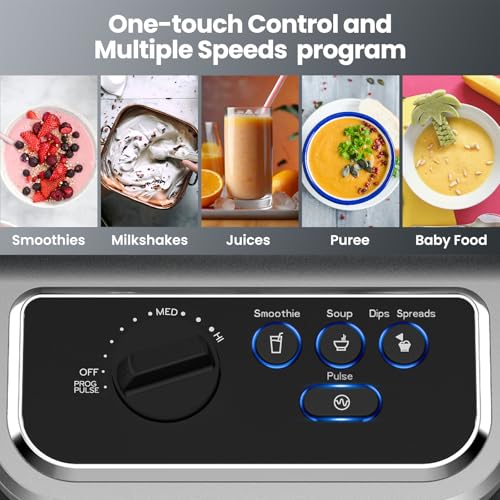 1500w Blender for Kitchen with Pre
