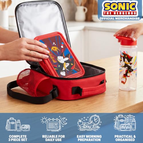 Shadow the Hedgehog Boys Lunch Box 3Pc Set (3 Count)