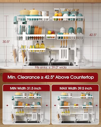Over The Sink Dish Drying Rack