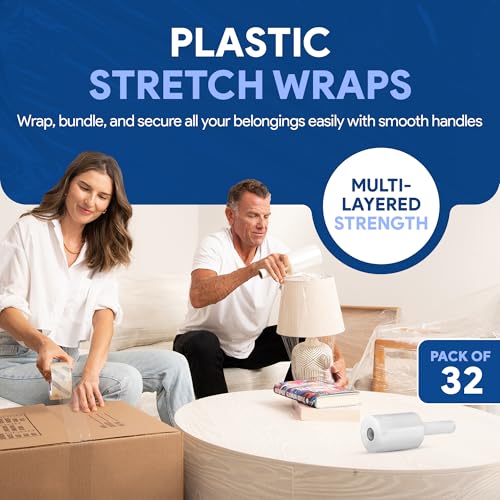 5" Plastic Stretch Wrap with Handles