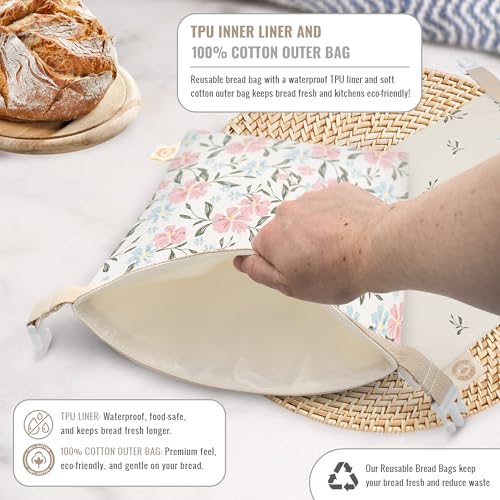 Reusable Bread Bag Set for Home Bakers (2 Count)
