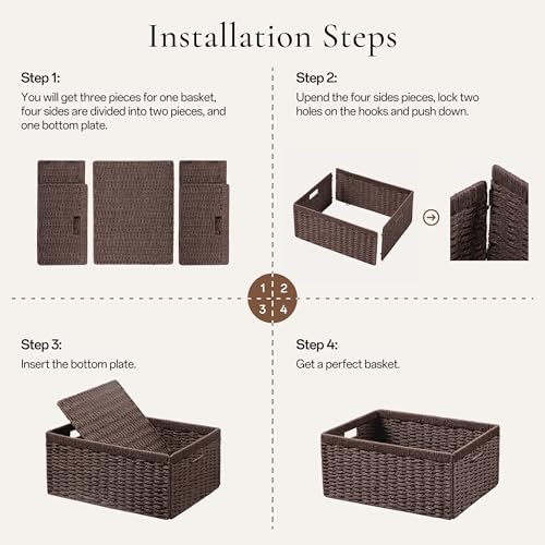 2 Pack Wicker Basket (2 Count)