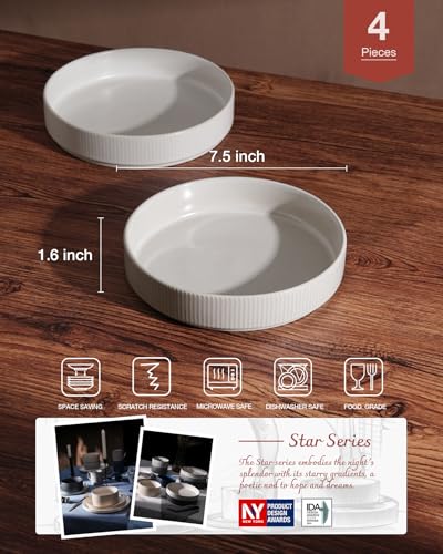 Star 7.5" Pasta Bowls Set of 4 (4 Count)