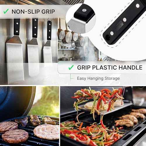 Stainless Steel Spatula Metal Turner with ABS Handle
