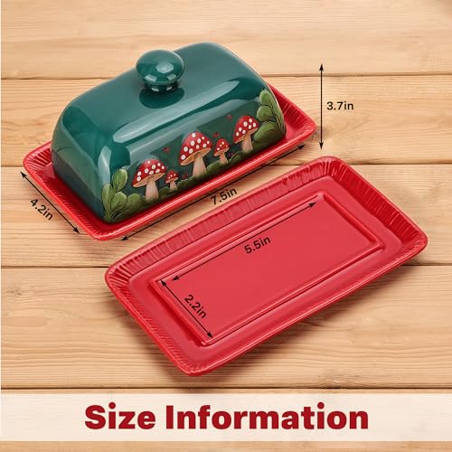 Ceramic Butter Dish with Lids