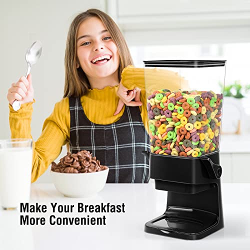 Cereal Dispenser Countertop 2 Pack 5.5 Qt Large Cereal Storage Container (2 Count)