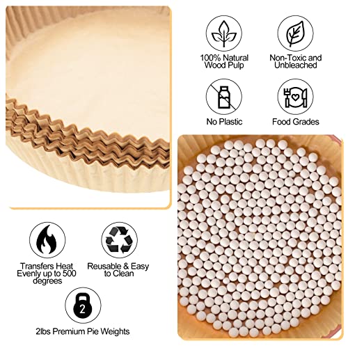 2 Pcs 2 lb Pie Weights Ceramic
