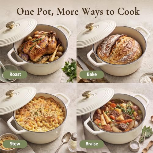 Enameled Cast Iron Dutch Oven