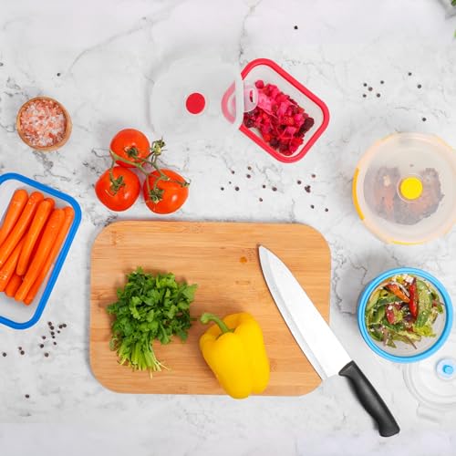 Collapsible Food Storage Containers with Lids