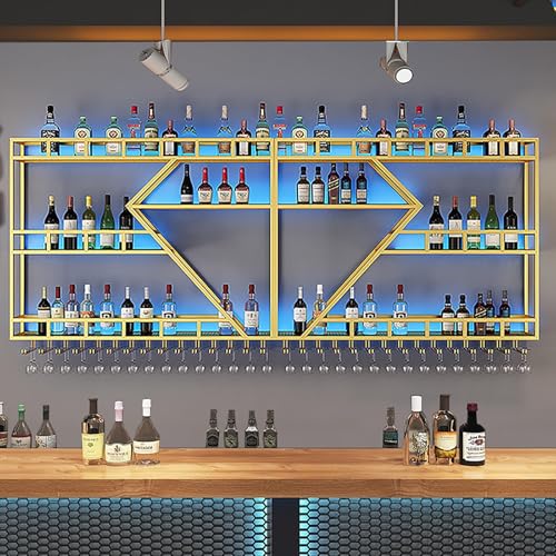 78.7in Large Wall Mounted Wine Rack