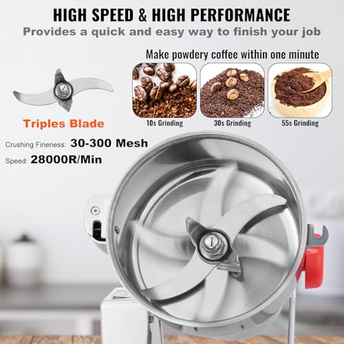 1000g Electric Grain Mill Grinder