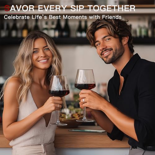 White Red Wine Glasses Set of 6 (6 Count)