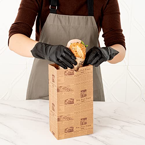 Bag Tek 6 Lb Disposable Lunch Bags 100 Sturdy Take Out Bags (100 Count)
