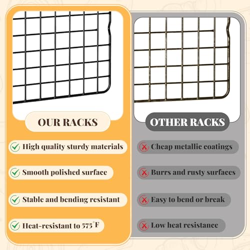 2 PCS Grid Wire Baking Cooling Racks
