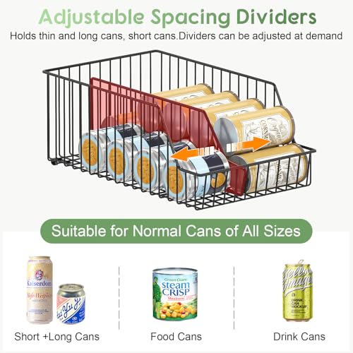 3 Pack Can Storage Organizer For Pantry (3 Count)