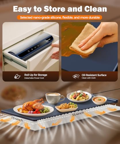 Electric Food Warming Mat 36"x15"