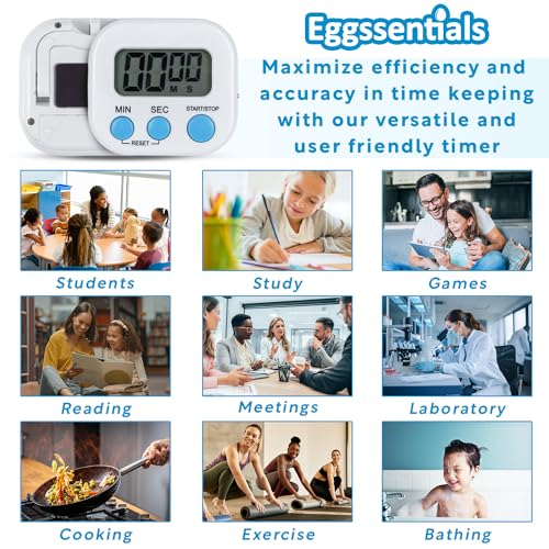 Kitchen Timers for Cooking and Baking with Big Digital Numbers and Loud Alarm Used in Cooking