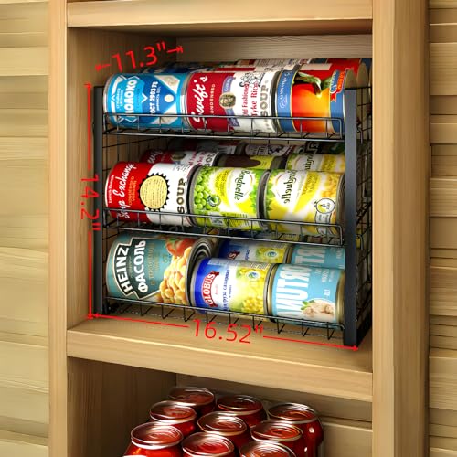 3 Tier Stackable Can Rack Organizer (2 Count)