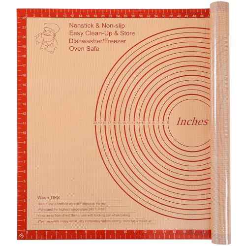 Silicone Pastry Mat 36x24 Inch Extra Large Baking Mat with Measurements