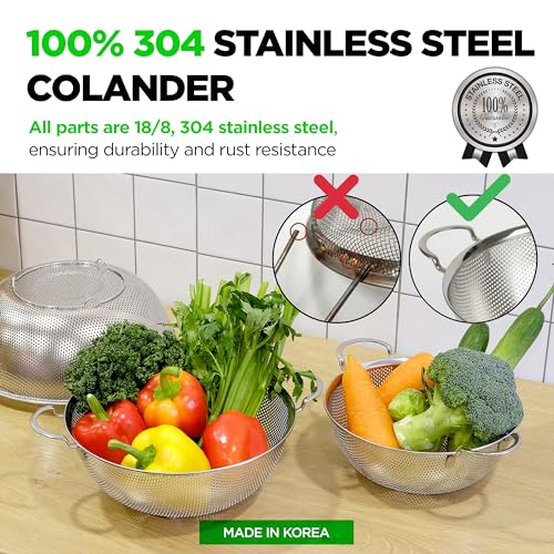 Stainless Steel Colander Set of 3 (3 Count)