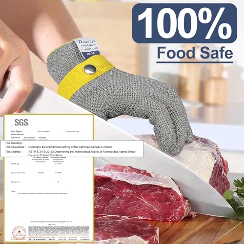Comfortable ANSI A9 Cut Resistant Glove Food Grade (12 Count)