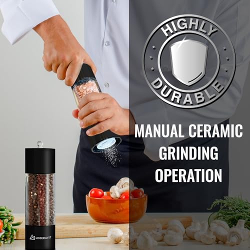 Manual Salt and Pepper Grinder Set of 2 (2 Count)