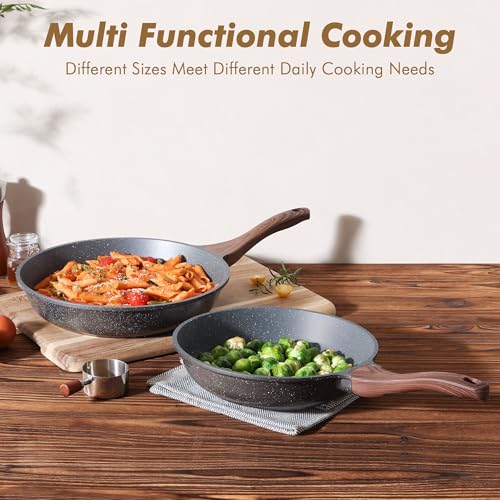 Swiss Granite Coating Nonstick Frying Pans (2 Count)