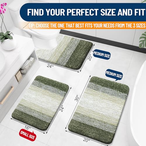 Large Bathroom Rugs 44x32