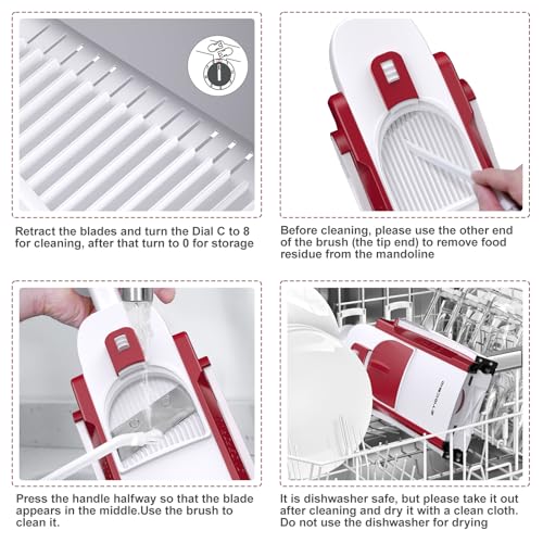 Safe Mandoline Slicer for Kitchen