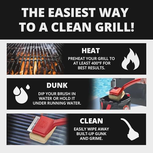 Bristle Free Grill Brush with Scraper