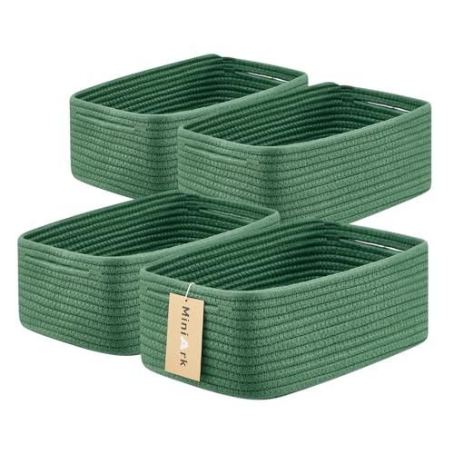 Small Storage Baskets for Organizing (4 Count)