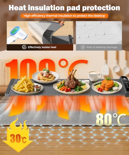 Electric Food Warming Mat 26"x15"