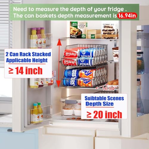 3 Pack Can Storage Organizer For Pantry (3 Count)