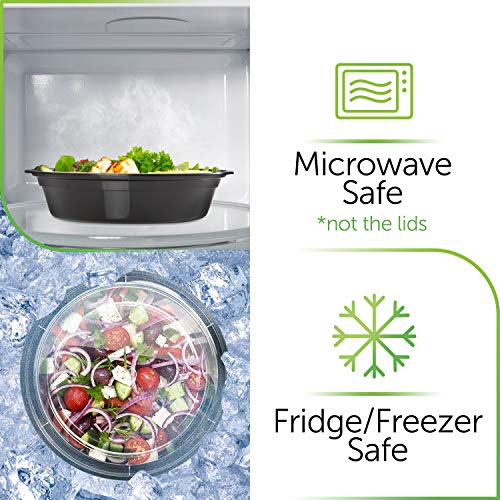 PrepNaturals 60 Pack Meal Prep Containers Reusable (60 Count)