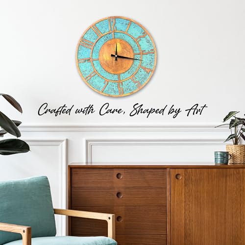 Handmade Copper Wall Clock Artisan Touch in Every Piece