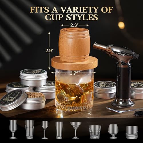 Whiskey Smoker Kit with Torch