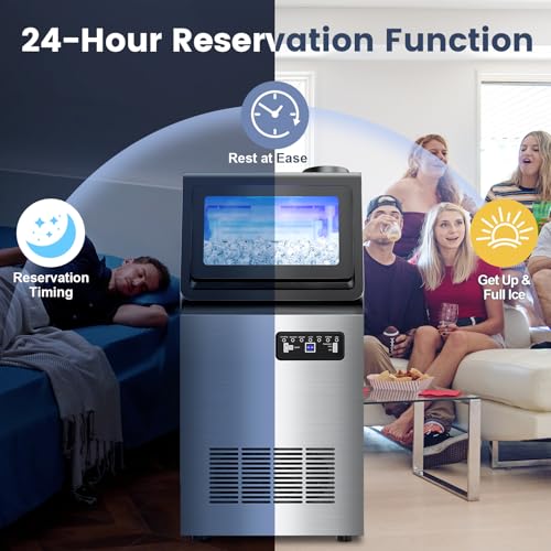 Commercial Ice Maker Machine Dual Water Inlet Options