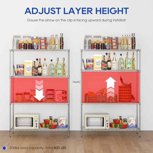 4 Tier Wire Shelf