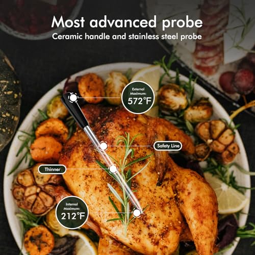 Smart Wireless Meat Thermometer 4 Probes