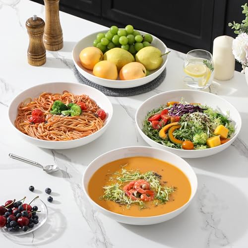 10" Large Pasta Bowls Set of 4 (4 Count)