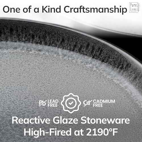 24 Piece Stoneware Dinnerware Set for 6 (24 Count)